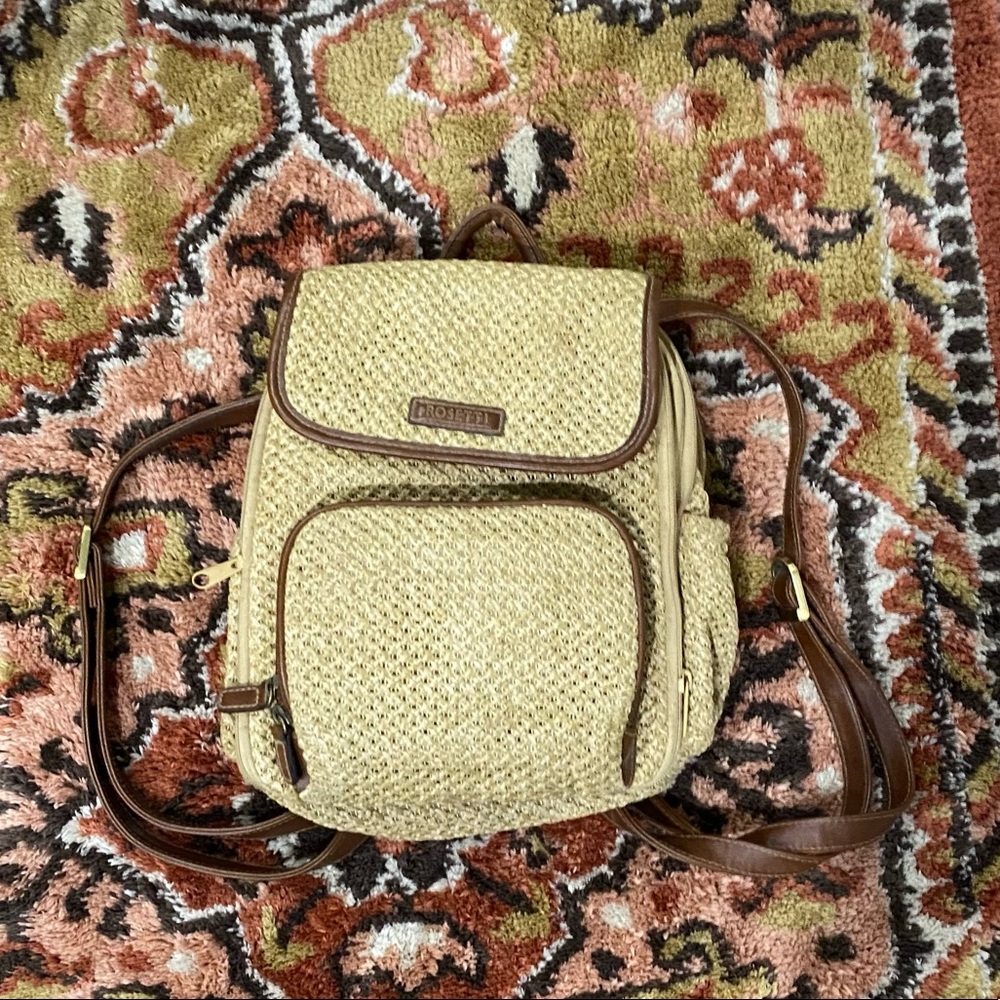 Straw Mini Backpack - image 1